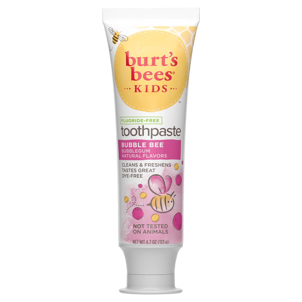 Kids Toothpaste, Natural Flavor, Fluoride Free, Bubble Bee