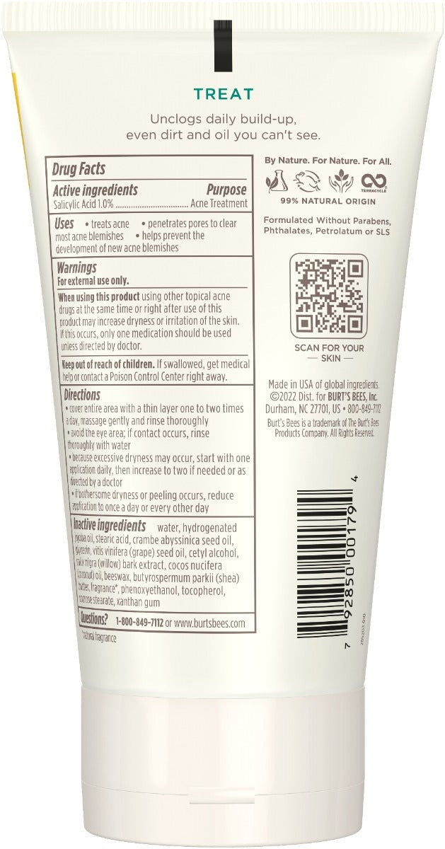 Clear & Balanced Deep Cleansing Acne Scrub with Salicylic Acid